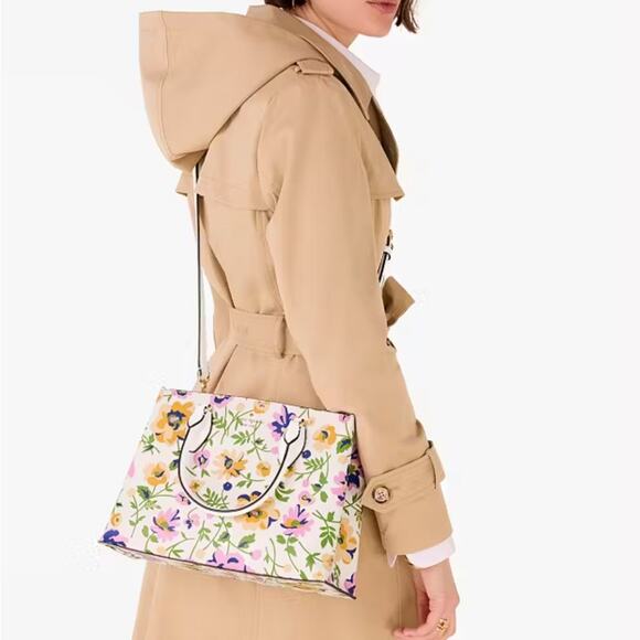 NWT - Kate Spade - Rae Printed Medium Satchel - Picture 3 of 7